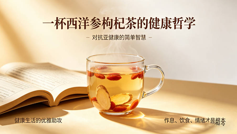 熬夜回血、眼睛回春！西洋参枸杞茶，喝对了才有效-茶之家