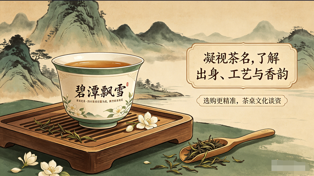 懂茶先懂名：茶叶命名里的中国智慧与文化密码-茶之家