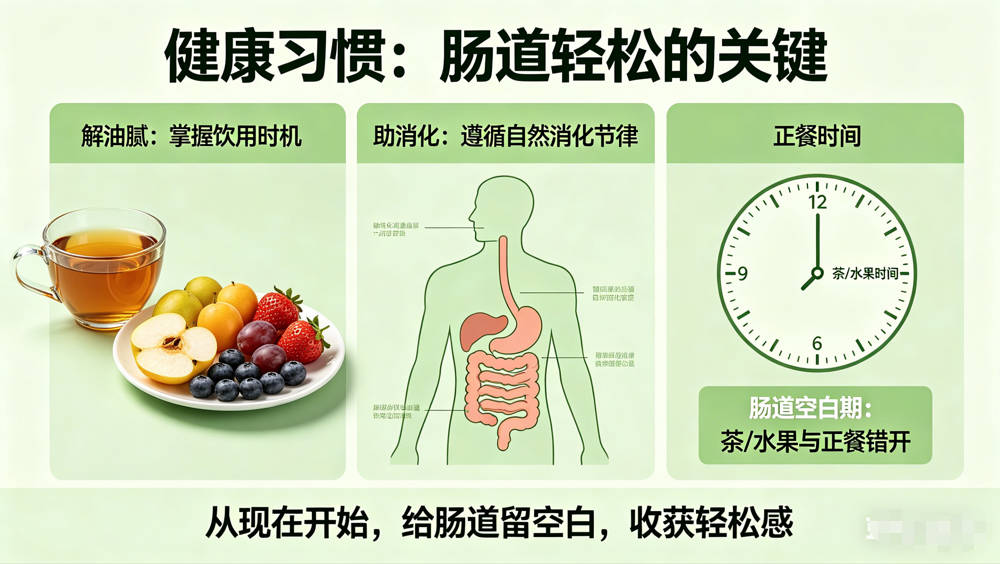 饭后浓茶配水果？你的便秘“开关”正在这样悄悄打开-茶之家