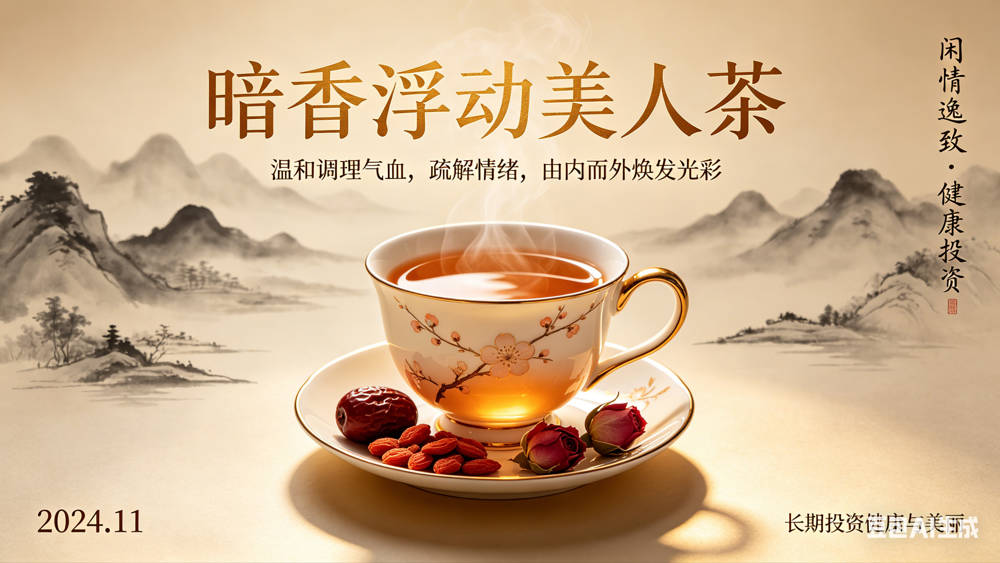 暗香浮动，“喝”出来的美：从一朵花到一杯茶，解锁中式美颜密码-茶之家